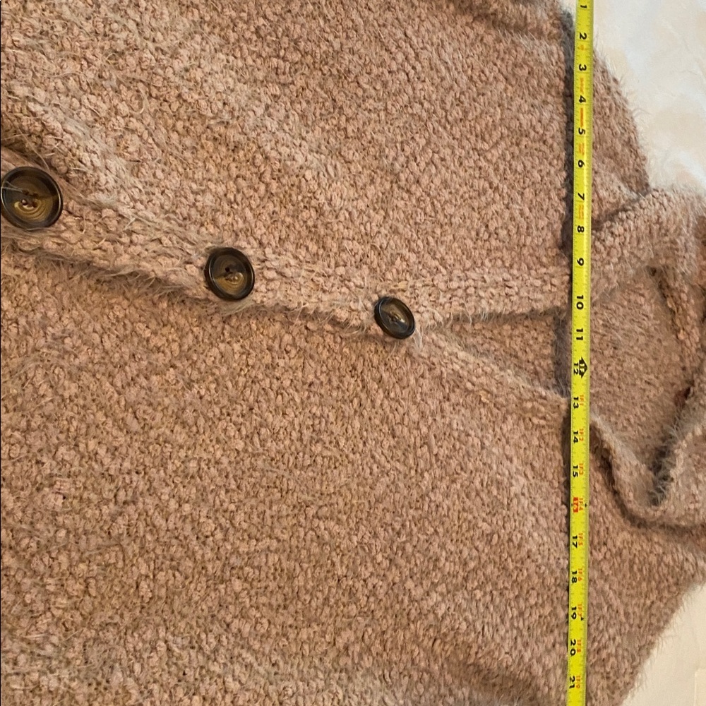 POL Cozy Tan Hooded Sweater - Picture 4 of 6